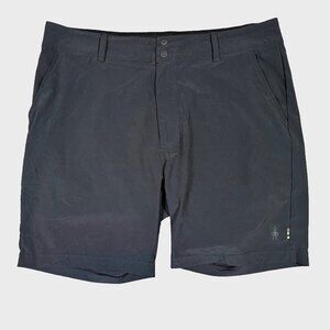 Smartwool Unlined Men's Black Athletic Running Workout Shorts Size Large